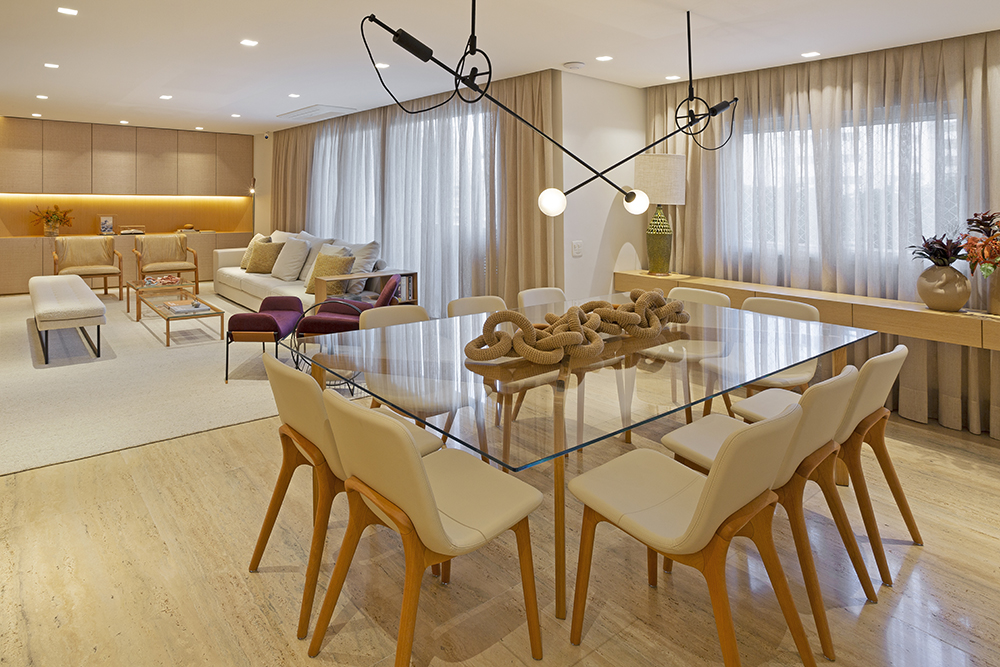 Reforma deixa apê de 170 m² atemporal, sofisticado e contemporâneo