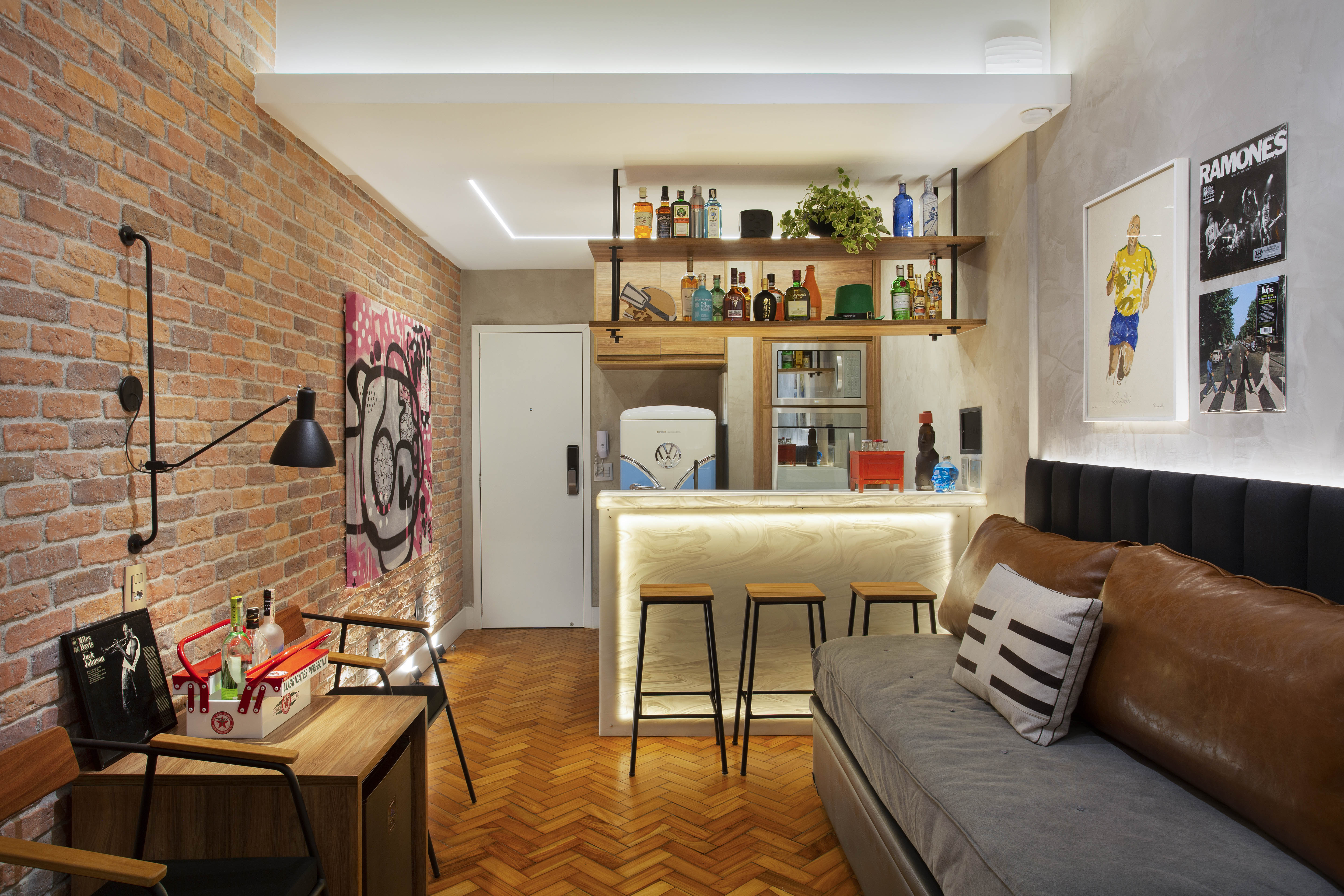 Apartamento em Ipanema de 29m² assinado por PAULA MULLER (fotos Juliano Colodeti, MCA Estúdio) – foto 1