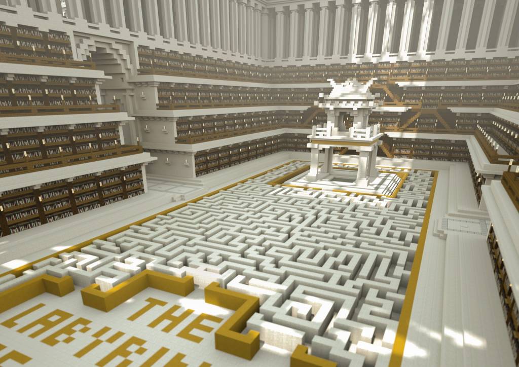 biblioteca-no-minecraft-possui-livros-e-documentos-censurados-casa.com-dezeen-4