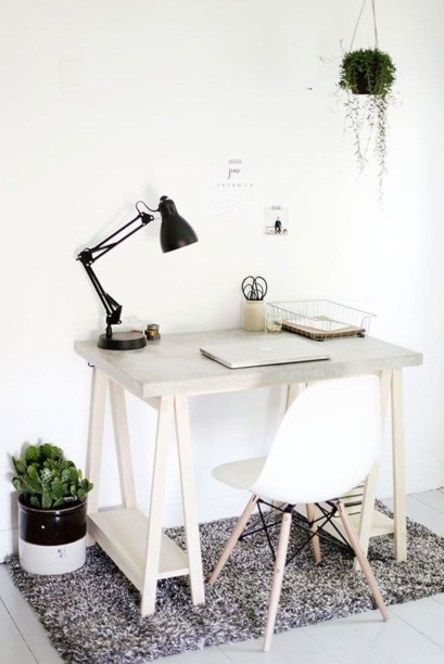 18 ideias de mesas DIY para você fazer seu home office