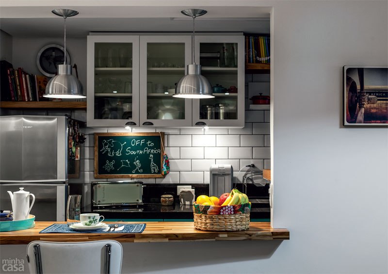 Cozinha integrada em estilo europeu
