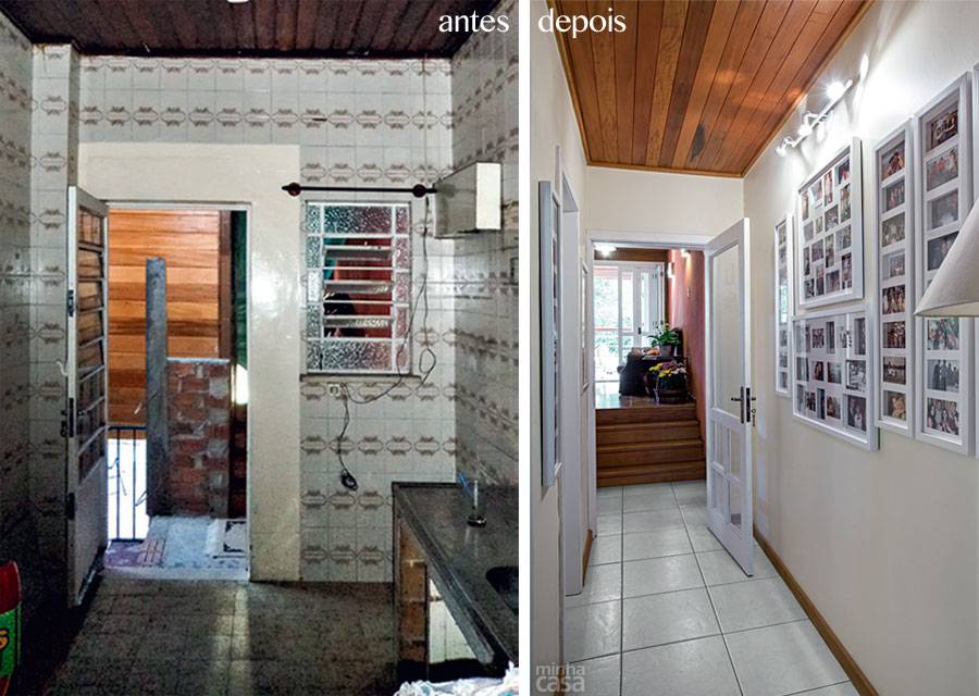 O novo m&oacute;dulo fica um pouco elevado em rela&ccedil;&atilde;o ao antigo.Olhando o retrato do antes, repare na parede de madeira: ela mostra que o bloco rec&eacute;merguido estava pronto antes das modifica&ccedil;&otilde;es na constru&ccedil;&atilde;o antiga &ndash; assim, os transtornos na rotina foram reduzidos.