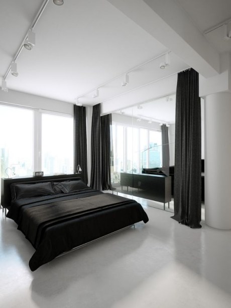 Ying Yang: 30 inspirações de quartos em branco e preto