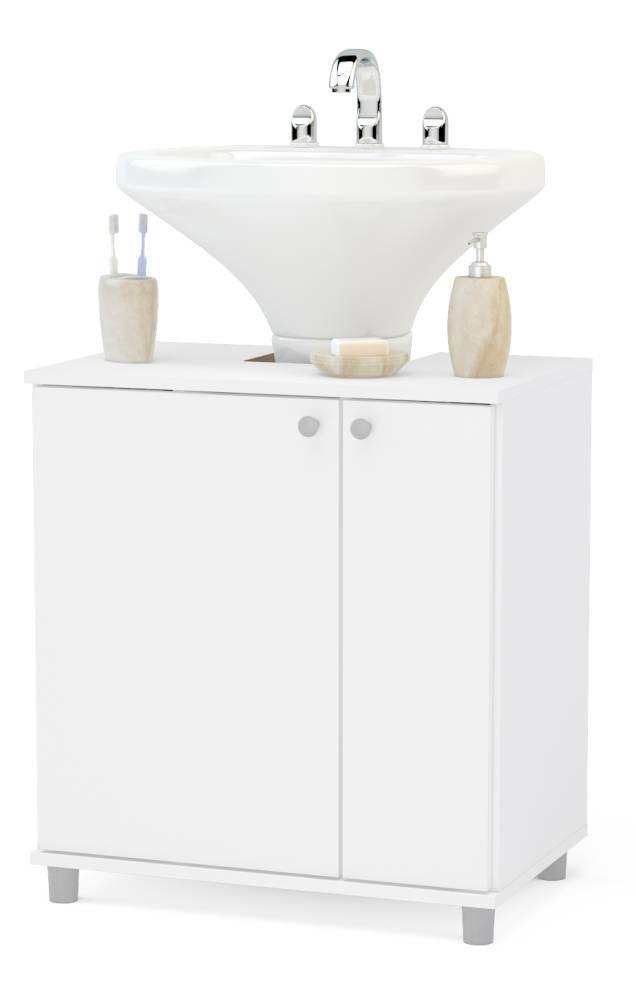Balcão (59,9 x 38,5 x 66 cm), de MDP, da Politorno. Não acompanha pia. Vale R$ 199,92 em <a href="https://abr.ai/balcao-banheiro">GoToShop Casa</a> Balcão (59,9 x 38,5 x 66 cm), de MDP, da Politorno. Não acompanha pia. Vale R$ 199,92 em <a href="https://abr.ai/balcao-banheiro">GoToShop Casa</a>
