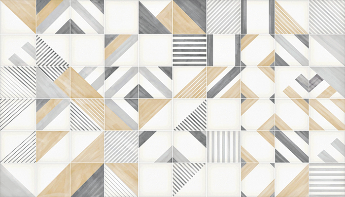 A vida nas cidades inspirou a coleção Metrópole, novidade da Biancogres. Parte dela, a linha Geometric evoca os diagramas dos painéis de azulejos criados a partir dos anos 50 pelo modernista Athos Bulcão. A releitura aqui usa cores neutras para compor misturas múltiplas na parede a partir da mescla das peças de 33 x 58 cm.