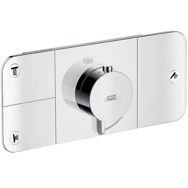 Vencedor do prestigiado iF Design Award 2016, o termostato cromado Axor One oferece a função Eco, com gasto até 50% menor de volume de água. Assinado pelos designers ingleses Edward Barber e Jay Osgerby, o acessório de 12 x 27 cm permite controlar três jatos por meio de suas abas amplas, de fácil acionamento. Novidade do grupo Hansgrohe.