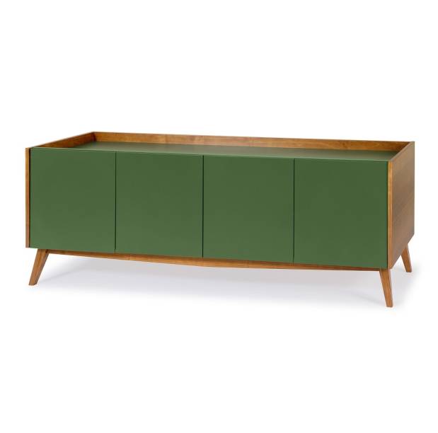 Criado por Asa Design, as linhas retas transformam o simples no moderno neste buffet. Versátil, o móvel fica perfeito em qualquer ambiente de casa. Da Hometeka (www.hometeka.com.br), custa R$ 1.933,90.