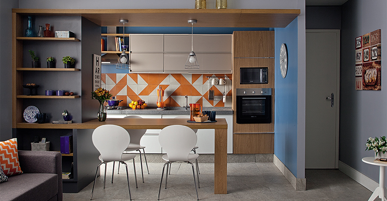 8 regras essenciais para integrar a cozinha e a sala
