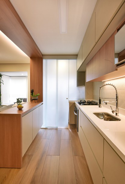 Apartamento moderno de 60m² é prático e confortável
