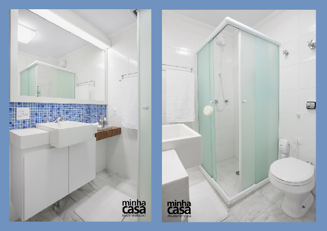 Antes e depois: reforma deixa banheiro moderno e mais espaçoso