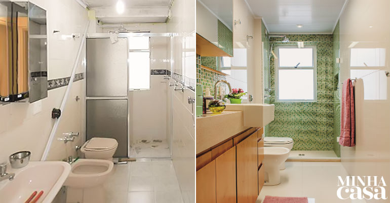 Antes e Depois: um banho de frescor