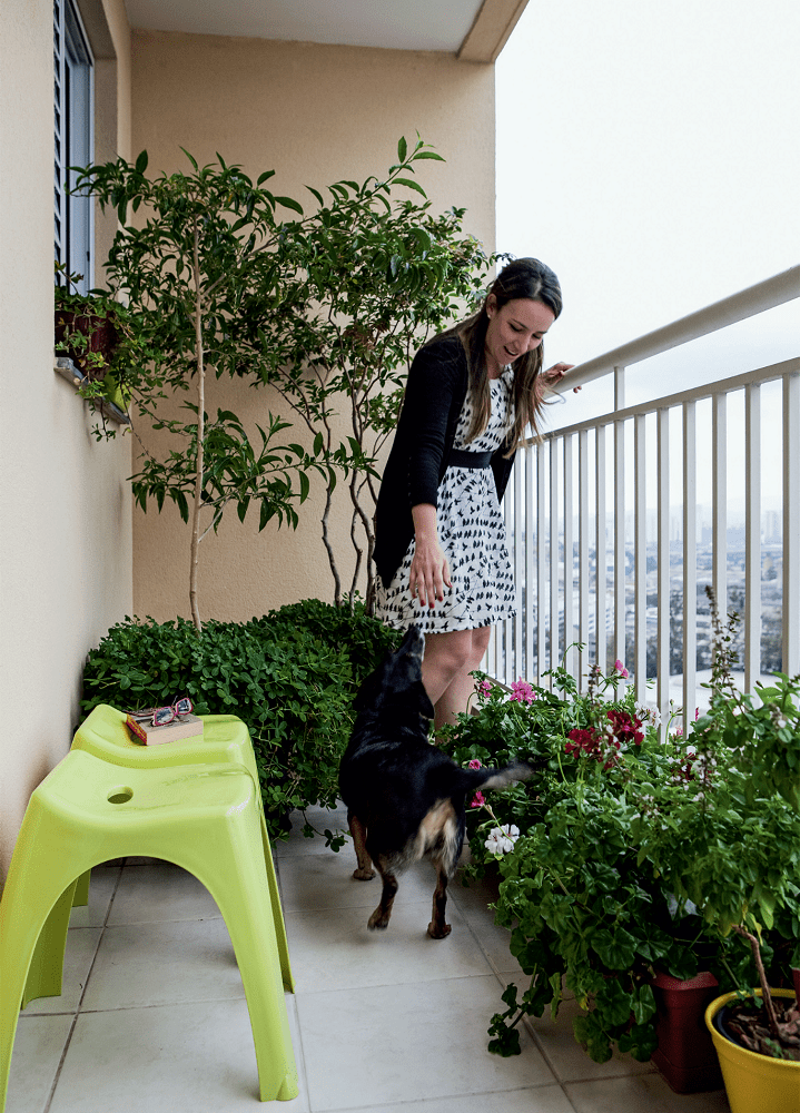 Apartamento com astral de casa térrea varanda