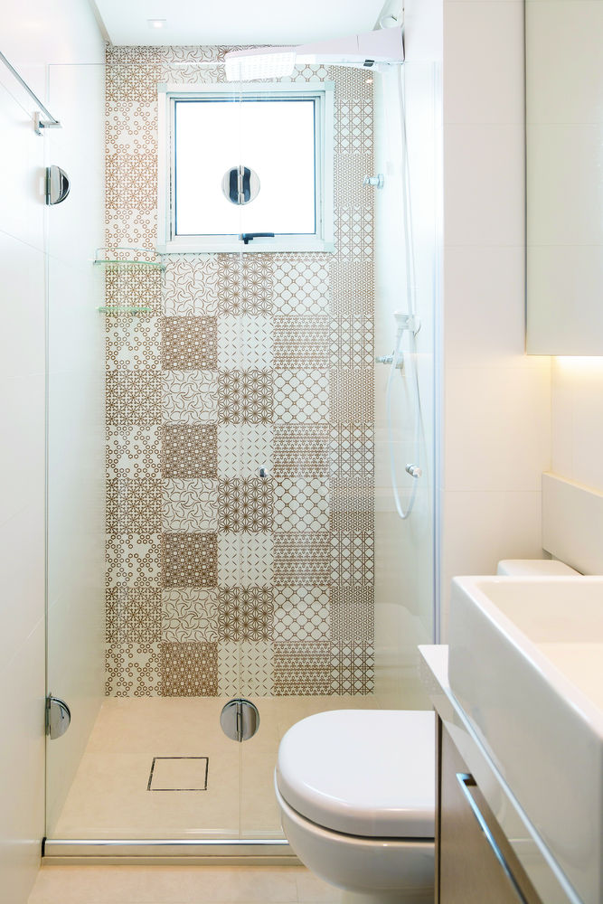 Apartamento de 61 m² com conceito aberto banheiro