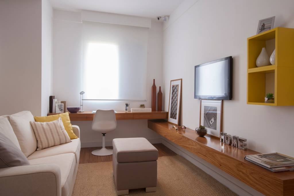 apartamento de 65 m 2 com truques de aproveitamento de espaço – sala