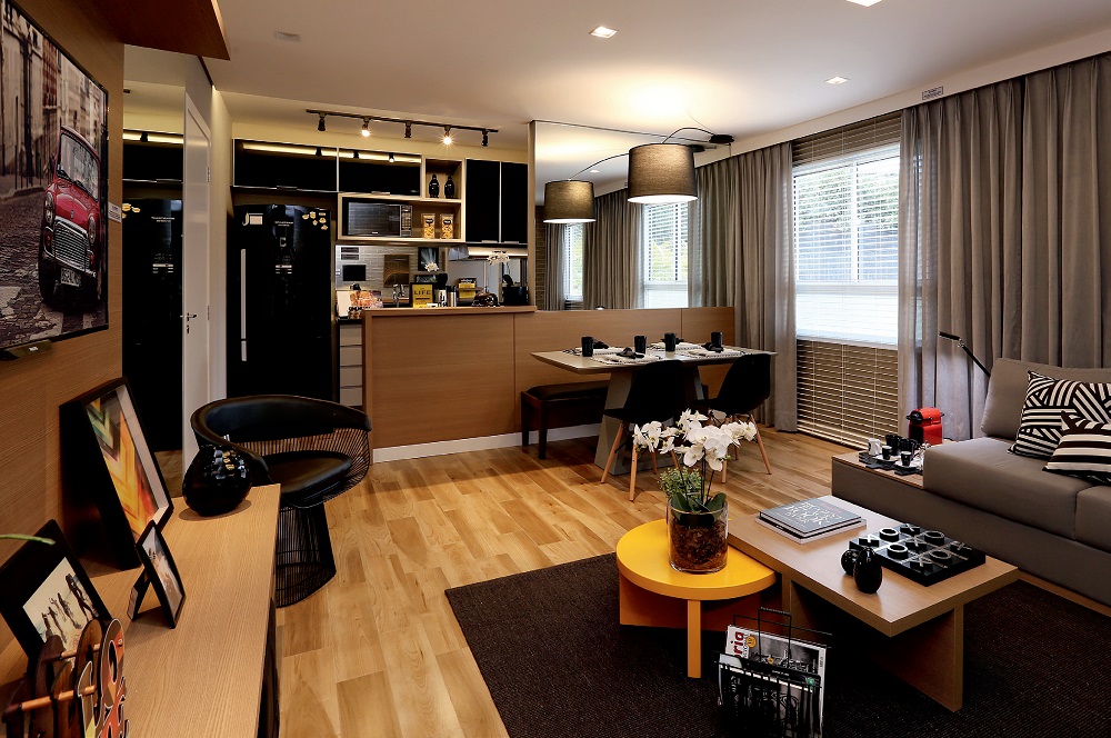 Apartamento pequeno 47 m² de puro aconchego jantar