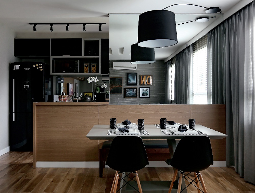 Apartamento pequeno 47 m² de puro aconchego jantar1
