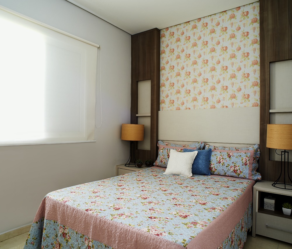 Apartamento pequeno 47 m² planejados para uma familia com quatro quarto casal
