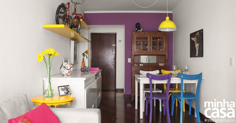 Sala pequena: um antes e depois de 16 m² com cores, móveis renovados e DIY