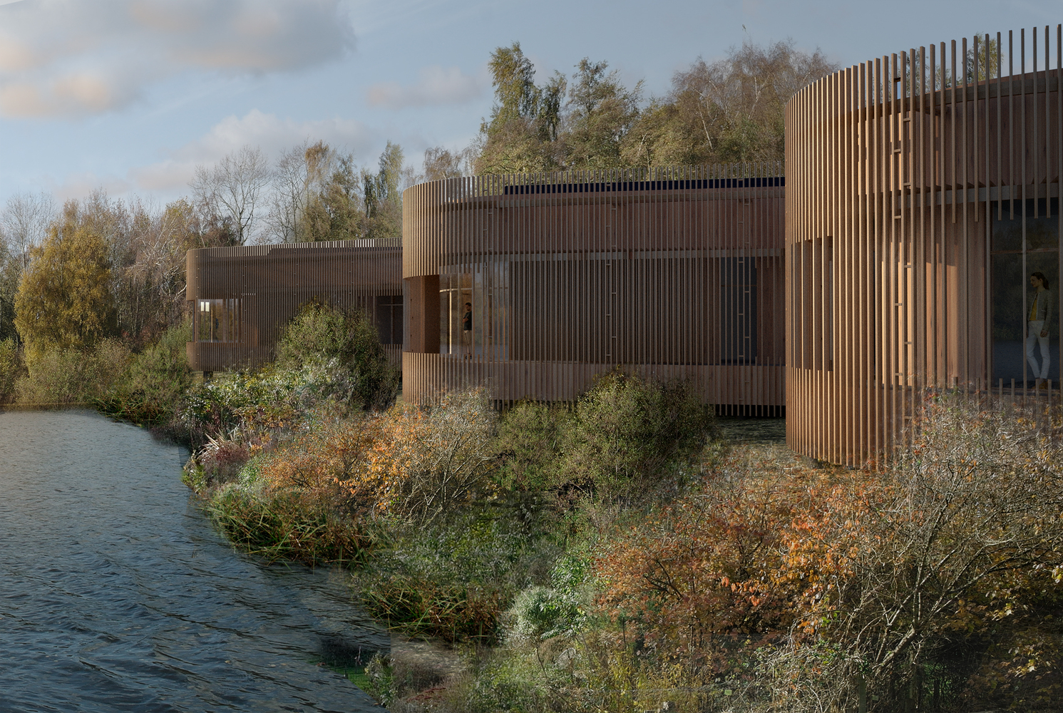 RIBA anuncia projetos pré-selecionados para Centro de Natureza e Bem Estar