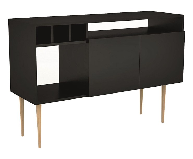 Bufê multiúso Tonetto (1,10 x 0,36 x 0,76 m), de MDP e MDF, da Estilare. Vale R$ 459,90 em <a href="https://www.gotoshop.com.br/Moveis/SaladeJantar/Buffet/Buffet-Multiuso-Tonetto---Preto-9085805.html?utm_source=emala&utm_medium=materia_minhacasa&utm_campaign=edicaosetembro&utm_content=201709">abr.ai/buffet-multiuso</a>