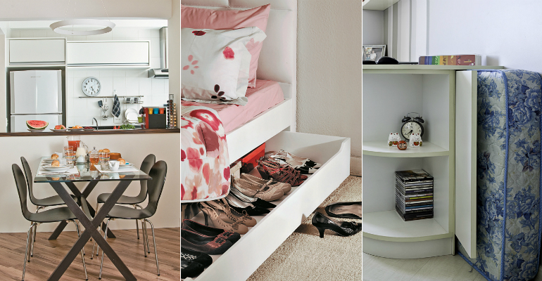 Otimização de espaços pequenos: 5 projetos com ideias inteligentes