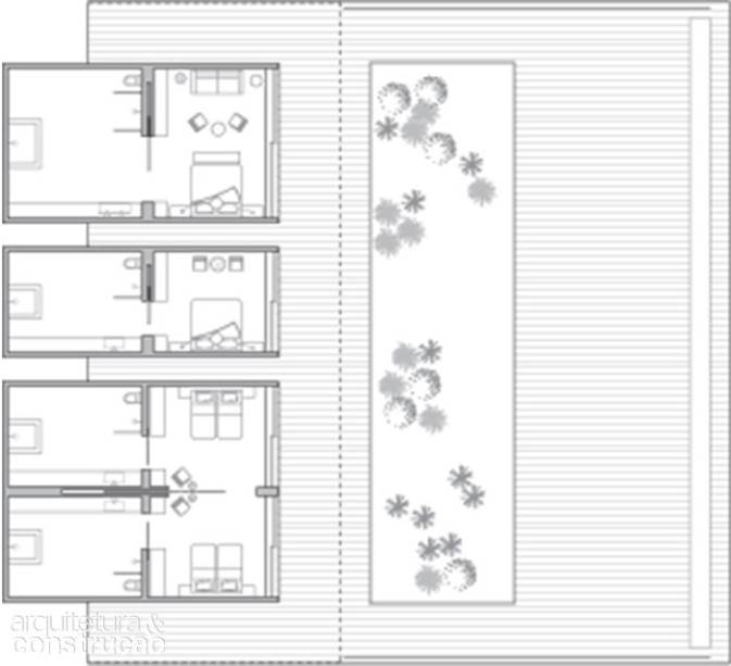 Com quatro suítes, tem 348 m².
