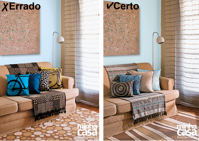Certo e errado: aprenda a combinar estampas na decoração