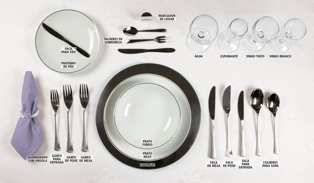 como arrumar a mesa de jantar1