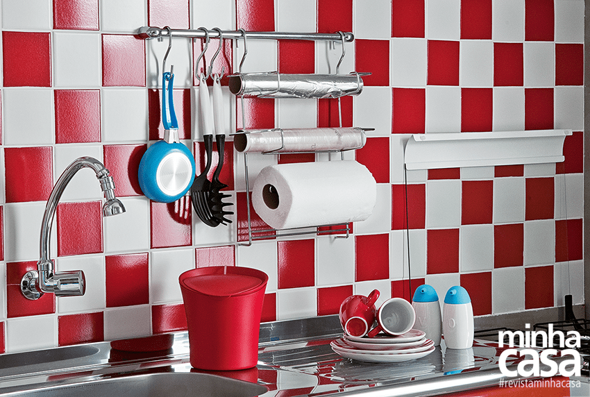 Cozinha com decoracao vermelha e branca (4)