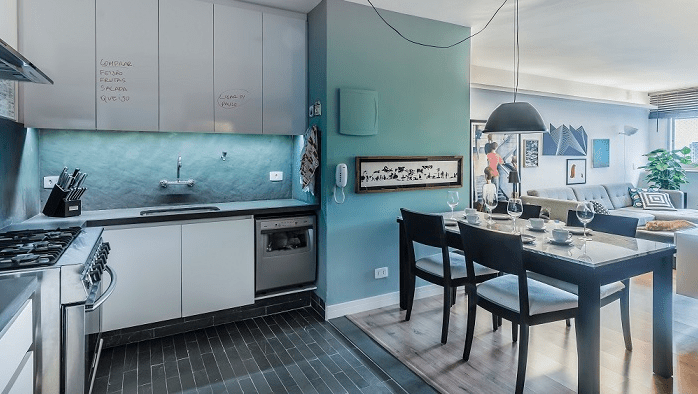 Cozinha integrada é espaço para receber