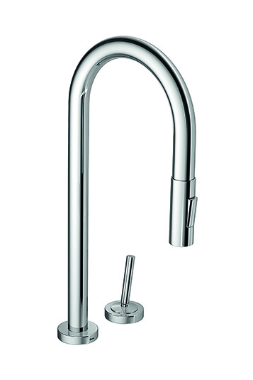 O design moderno não é o único atributo do Deca Sense, acionado por um simples toque na bica. Ele vem com um sistema eletrônico que interrompe o funcionamento após oito segundos, poupando água. Da Deca. R$ 4 259