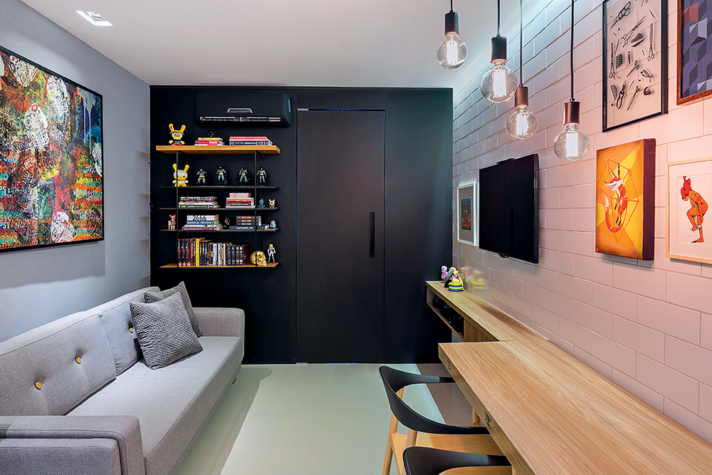Decoração de apartamento pequeno: 32 m² muito bem planejados | CASA.COM.BR