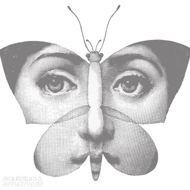 A coleção Tema e Variazioni (Ceramica Bardelli) traz imagens do artista italiano Piero Fornasetti (1913-1988) inspiradas no rosto da soprano Lina Cavalieri (1874-1944). São 20 modelos de azulejo (10 x 10 cm). Por R$ 150 a unidade, na Officina delle Pietre.