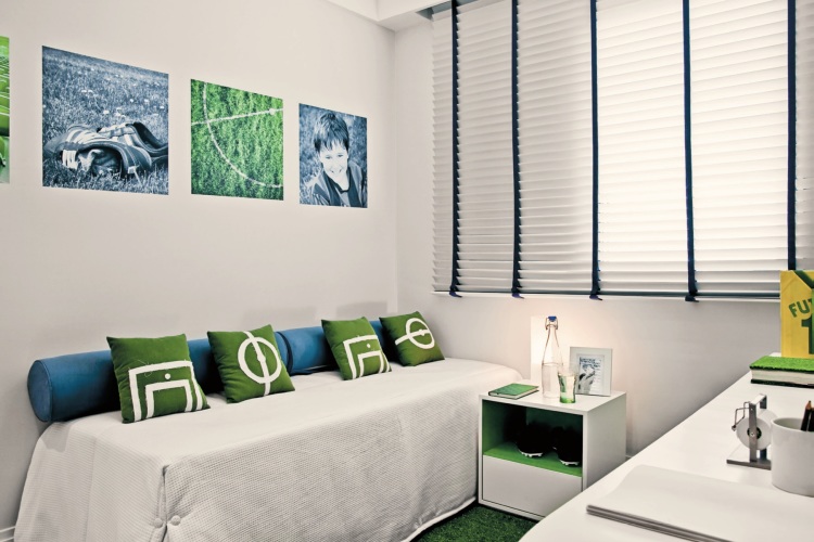 Decoração temática marca o compasso para o menino