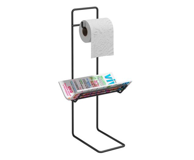 Suporte para papel higiênico Banino, com revisteiro (21 x 20 x 50 cm*), da Domo House. Custa R$ 62,90 em <a href="https://abr.ai/suporte-papel">GoToShop Casa</a> Suporte para papel higiênico Banino, com revisteiro (21 x 20 x 50 cm*), da Domo House. Custa R$ 62,90 em <a href="https://abr.ai/suporte-papel">GoToShop Casa</a>