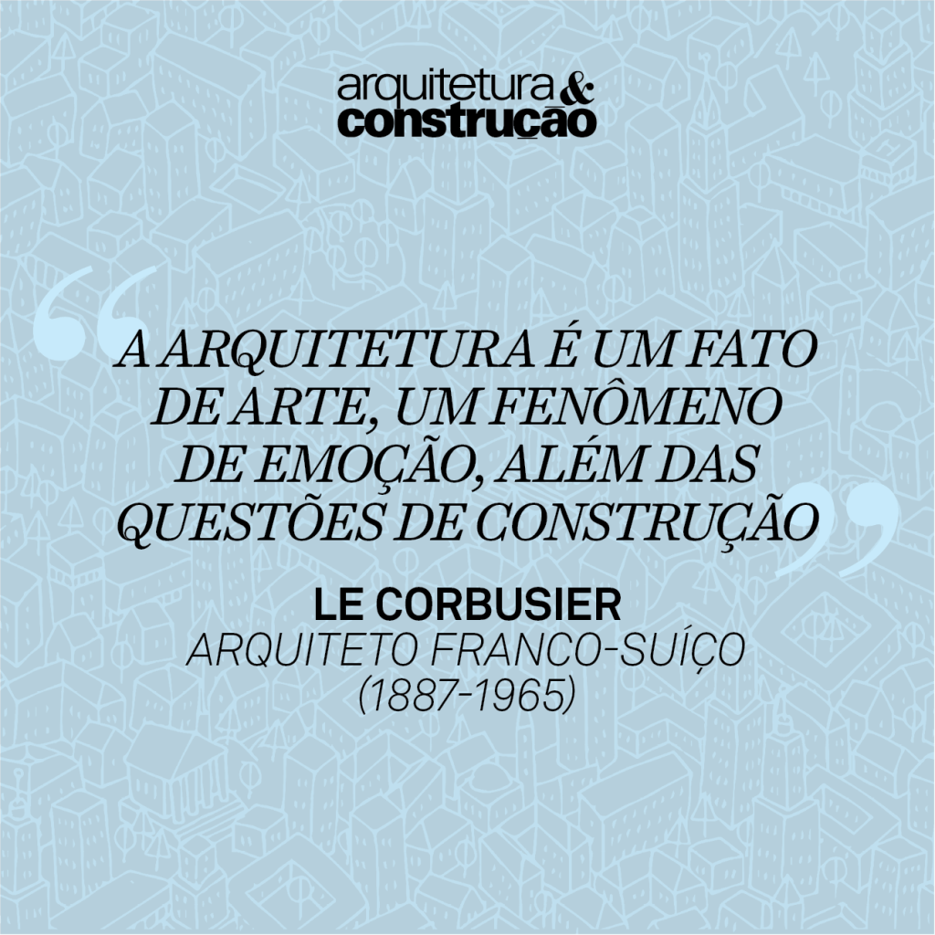 Para curtir e compartilhar: o que já disseram grandes arquitetos