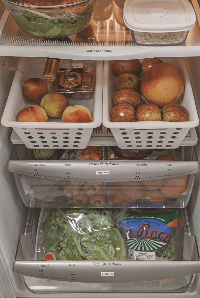geladeira; organizar geladeira