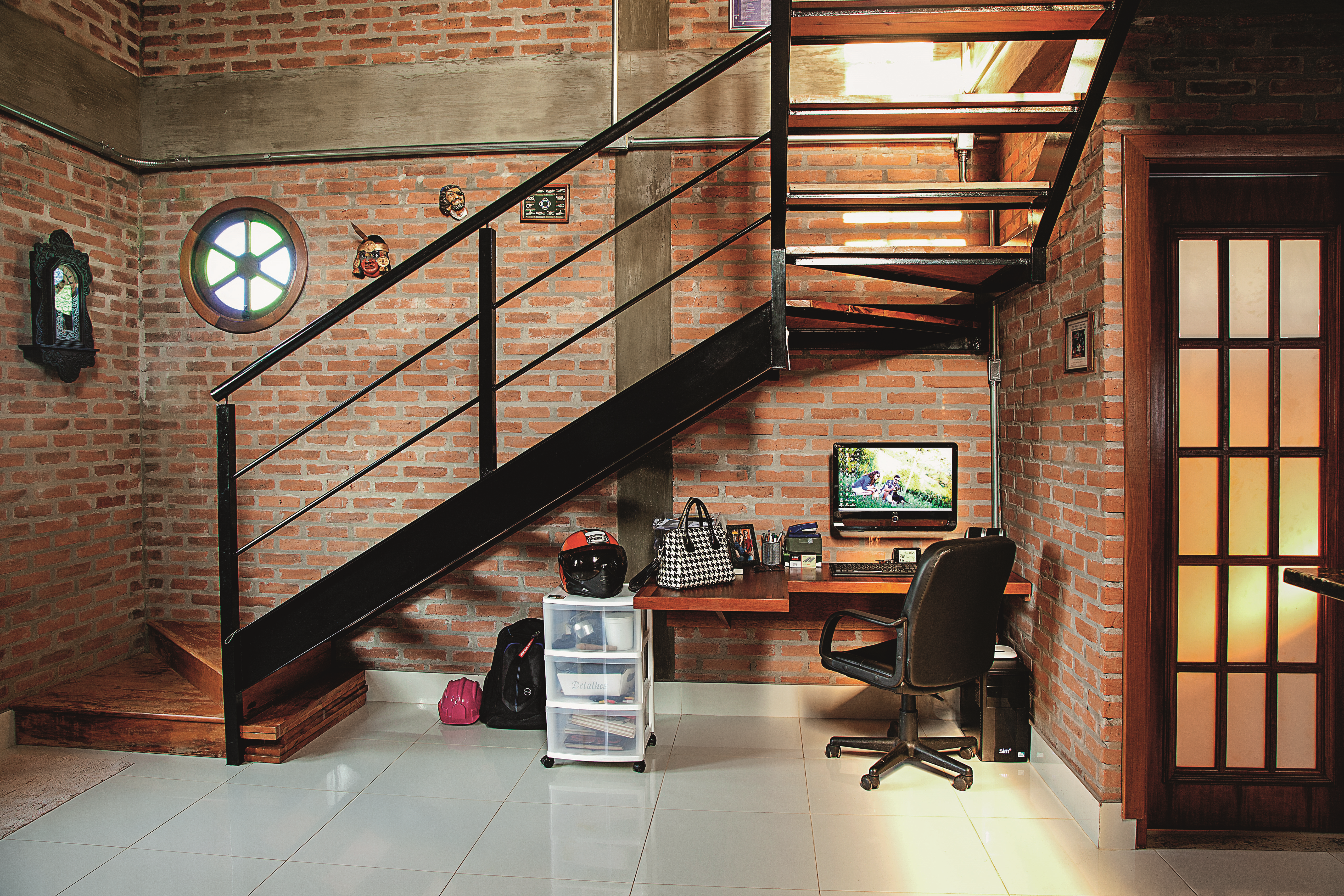 Home office estilo industrial