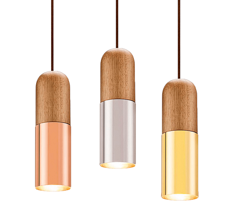 Três luminárias modernas para completar sua obra
