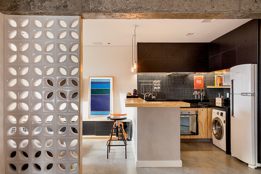 loft-de-38-m2-com-estilo-industrial-e-ambientes-integrados-cozinha