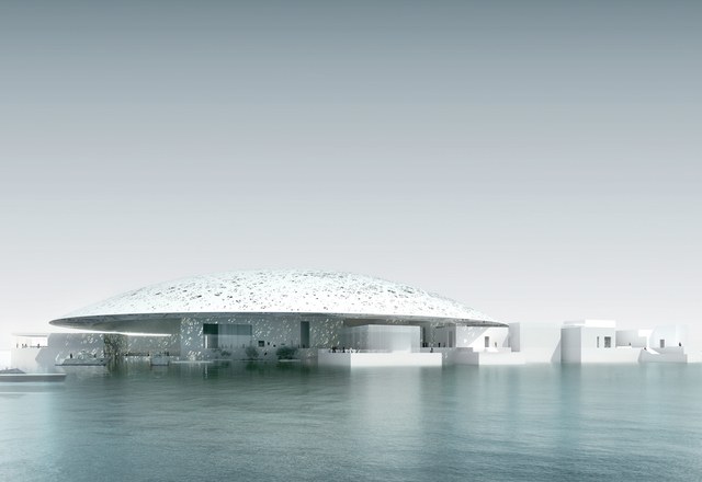 Louvre Abu Dhabi, por Jean Nouvel, Emirados Árabes Unidos. Louvre Abu Dhabi, por Jean Nouvel, Emirados Árabes Unidos.