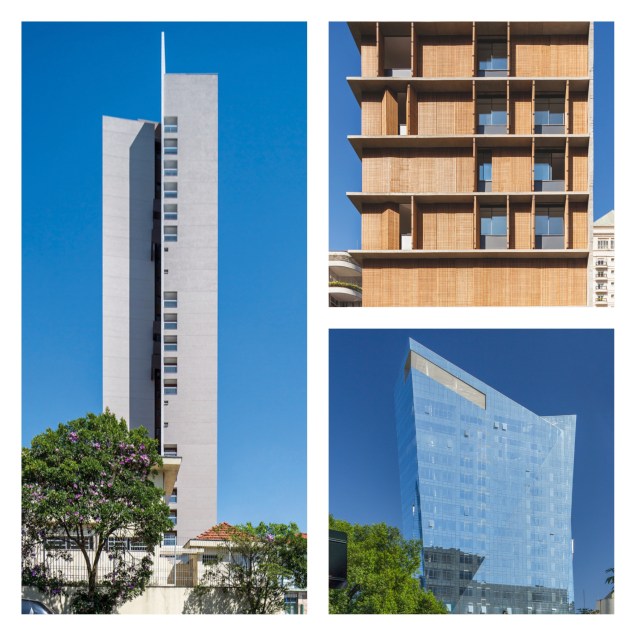 Edifício Pascal (Basiches Arquitetos Associados); Edifício Vertical Itaim* (studio mk27); Vitra (PSA Arquitetura + Daniel Libeskind)
