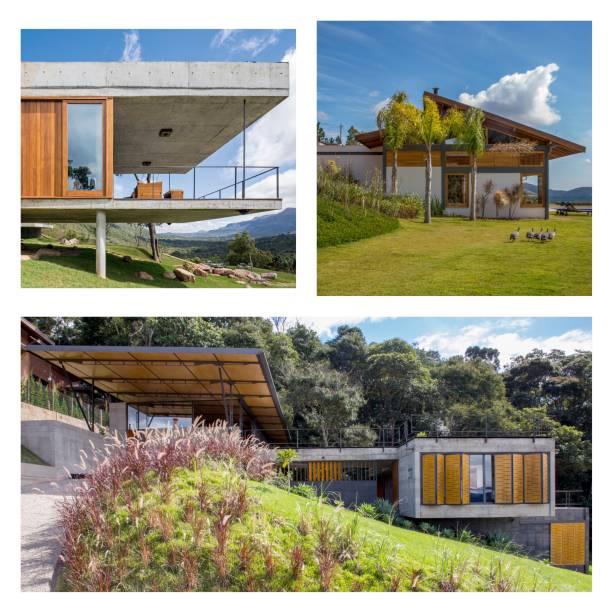 Casa do Bomba (Sotero Arquitetos); Movimento Terras Casa 01 (Sergio Conde Caldas Arquitetura); Casa em Santo Antônio do Pinhal* (H + F Arquitetos)