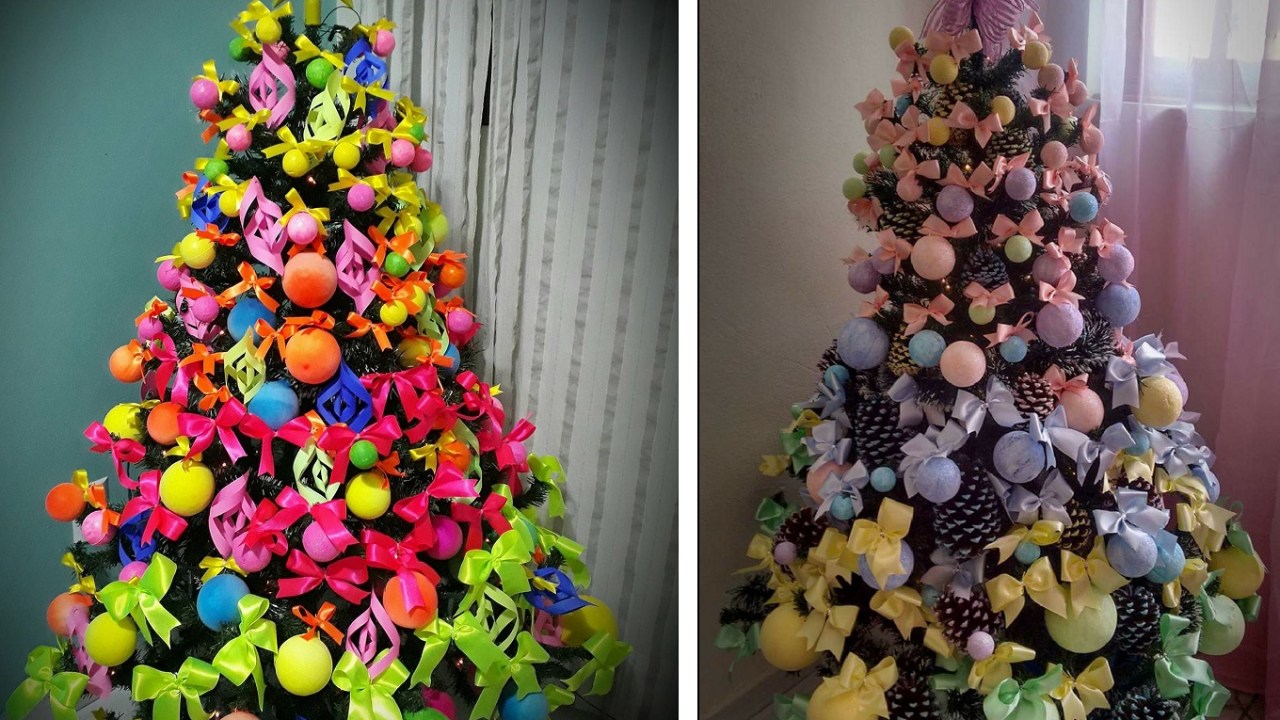Árvore de Natal ganha temas personalizados todo ano 