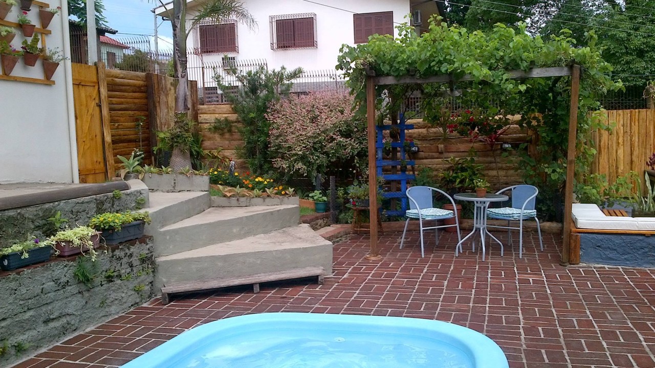 Meu canto preferido: quintal com piscina