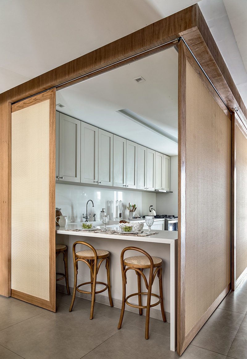 Apartamento térreo parece casinha de vila