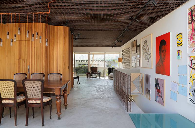 Cobertura em Ipanema com vocação para galeria de arte