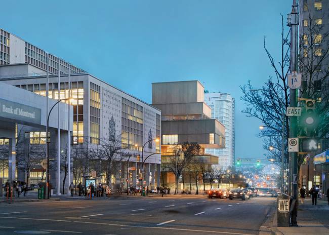 Galeria de Arte de Vancouver, de Herzog & de Meuron, Canadá. Galeria de Arte de Vancouver, de Herzog & de Meuron, Canadá.