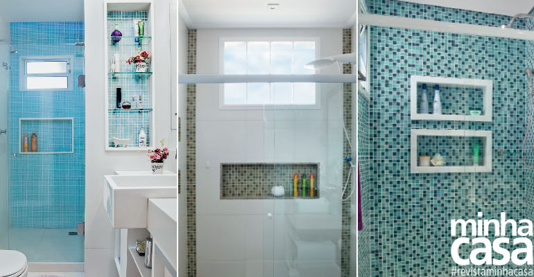 Nicho escavado: charmoso e funcional