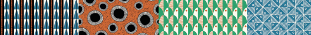 Estamparia africana e elementos da natureza ilustram os tecidos da coleção Kapulunas, idealizada pela artista Clarisse Romeiro para a Lab.Donatelli.
